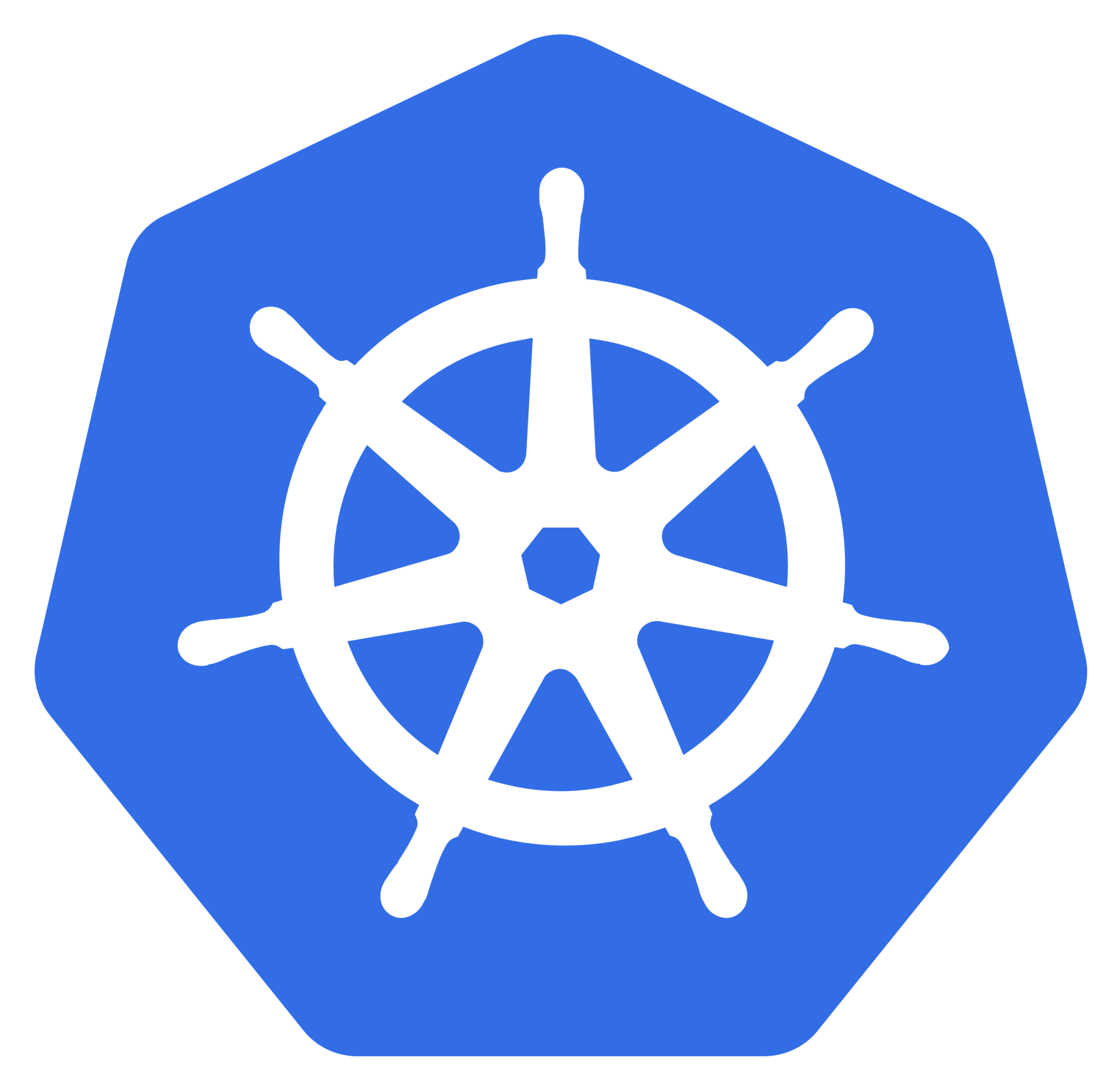 A kubernetes logo